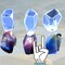 Set of 3 Gem Shape Preservation Deep Pour Transparent Silicone Mold for Epoxy Resin Art